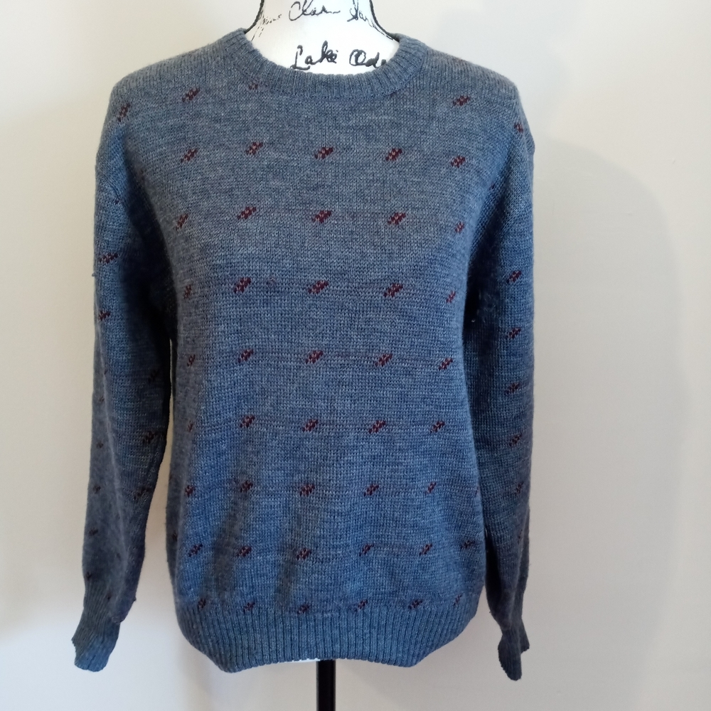 Scotland Yard New Worsted Wool Grandpa Sweater M